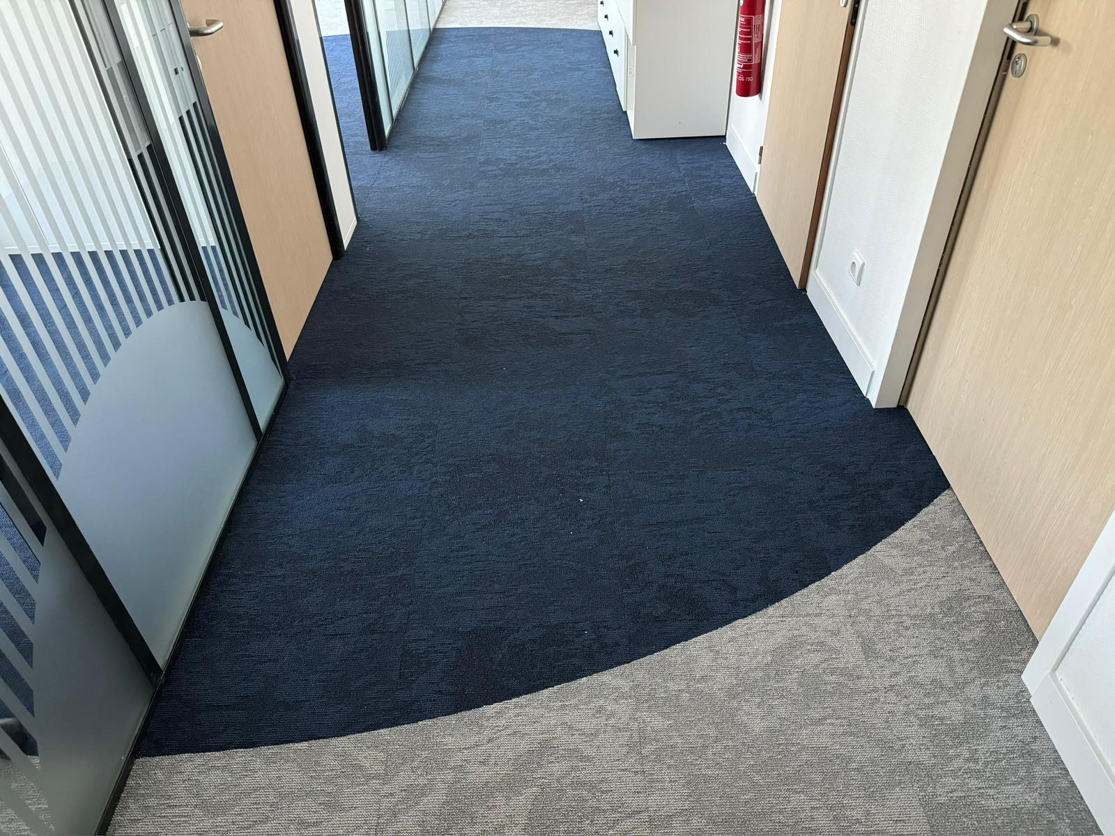 CS GROUP — courbes bicolores — ​Dalles Moquettes  à Toulouse